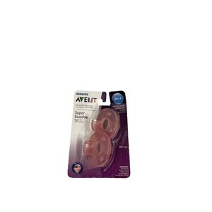 Philips Avent Super Soothie Pacifier 3m+ Pink 2-Pack BPA-Free Baby